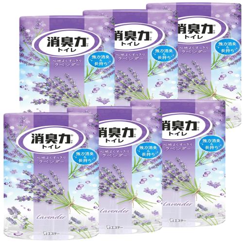 消臭力 [まとめ買い] トイレ用 置き型 ラベンダー 400m L×6個 トイレの消臭力 トイレ 置くだけ 消臭剤 消臭 芳香剤