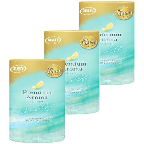 消臭力 プレミアムアロマ [まとめ買い] トイレ用 置き型 エターナルギフト 400m L×3個 トイレの消臭力 トイレ 置くだけ 消臭剤 消臭 芳香剤