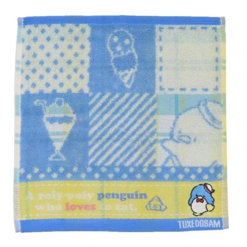 丸眞 ミニタオル サンリオ タキシードサム レトロブロックサム 綿100% 抗菌防臭加工 ハンドタオル ハンカチ プレゼント ギフト 誕生日 3725004700