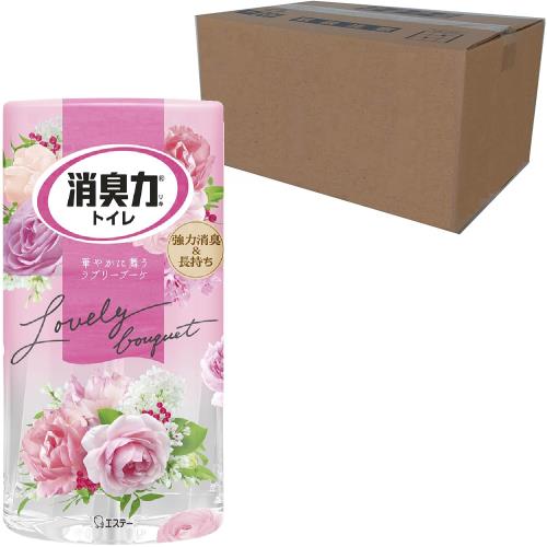 消臭力 [オフィス ビジネスに ケース販売] トイレ用 置き型 ラブリーブーケ 400m L×18個 トイレの消臭力 トイレ 置くだけ 消臭剤 消臭 芳香剤