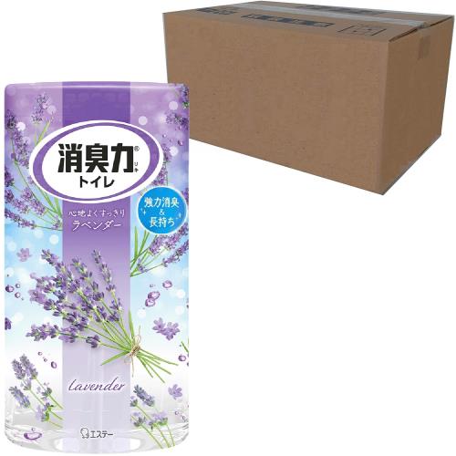 消臭力 [オフィス ビジネスに ケース販売] トイレ用 置き型 ラベンダー 400m L×18個 トイレの消臭力 トイレ 置くだけ 消臭剤 消臭 芳香剤