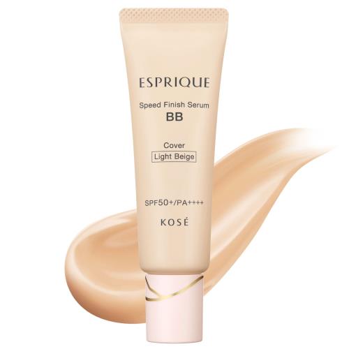 ESPRIQUE(エスプリーク) スピードフィニッシュ セラム BB カバー 01 ライトベージュ 30g SPF50＋/PA＋＋＋＋ しっかりカバー 美容液 乳液 クリーム 日やけ止め 化粧下地 フ