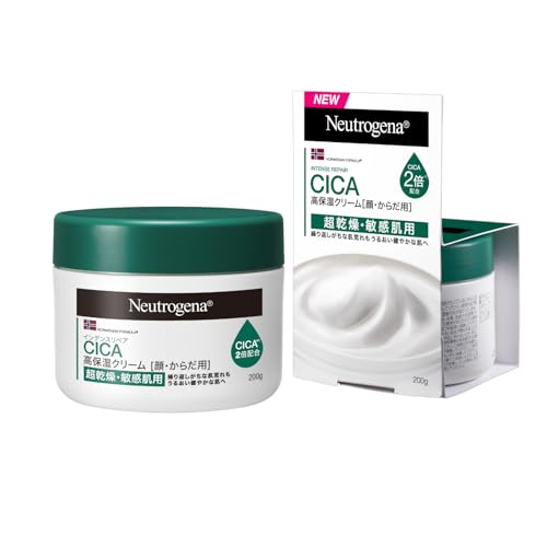 Neutrogena(ニュートロジーナ) ノルウェーフォーミュラ インテンスリペア CICA 高保湿クリーム ジャー 200g 高保湿 超乾燥 シカ 敏感肌 肌荒れ スキンケア ボディクリーム