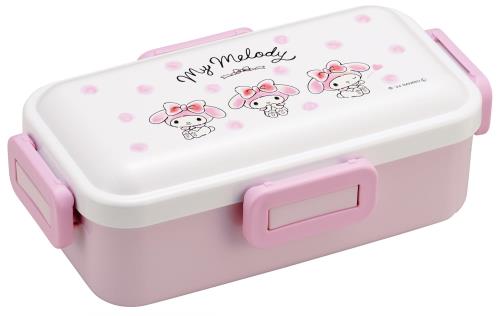 スケーター(Skater) 弁当箱 530ml 抗菌 ふんわり盛れる ドーム型フタ 女性向け 日本製 サンリオ マイメロディ 水彩コスメ PFLB6AG