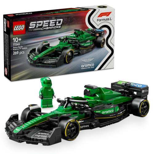 レゴ(LEGO) スピードチャンピオン Aston Martin Aramco F1(R) AMR24 レースカー おもちゃ 玩具 誕生日 プレゼント ブロック 男の子 女の子 子供 10歳 11歳 