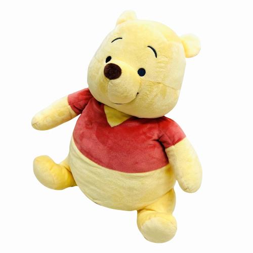 MORIPi LO ディズニー くまのプーさん おすわり ティッシュケース 20x40cm キャラクター グッズ ぬいぐるみ ティッシュボックス カバー イエロー モリシタ 4621603