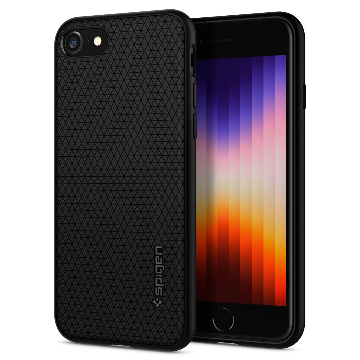i Phone SE3 SE2 第3/2世代 ケース i Phone7/8用 ケース 耐衝撃 指紋防止 TPU素材 ソフト ケース 頑丈 米軍MIL規格取得 リキッド・エアー 042CS20511 (