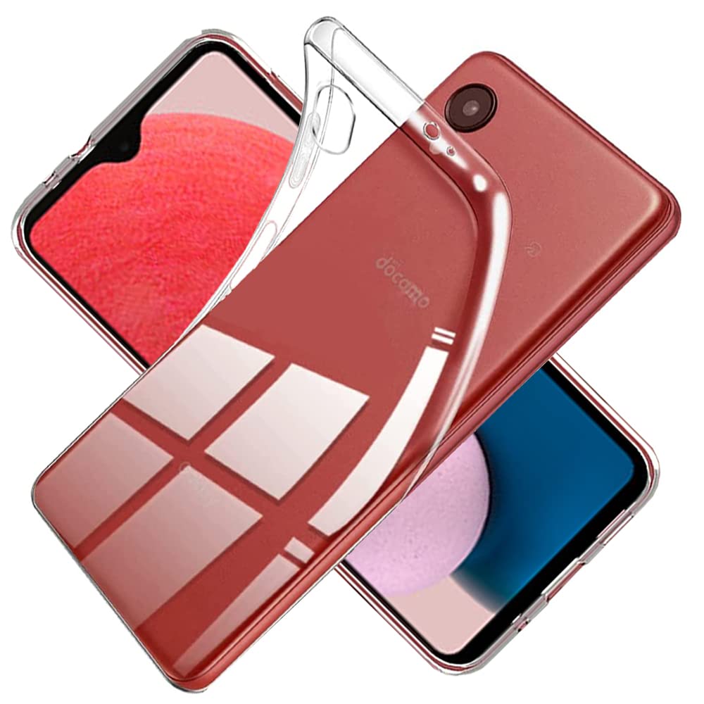 docomo Galaxy A23 5G 用の ケース Galaxy A23 5G (SC-56C SCG18) 用のカバー 透明 超軽量 極薄 落下防止 シンプル TPU ソフト ケース 衝撃吸収 
